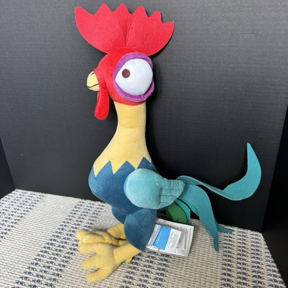 Disney 20" Plush HEI HEI Chicken Rooster Moana